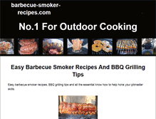 Tablet Screenshot of barbecue-smoker-recipes.com